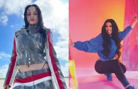 Rosalía y Cardi B.