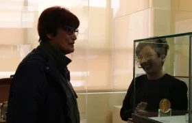 La Ministra de Cultura en la Biblioteca Nacional.