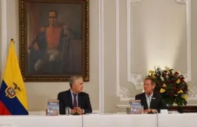 El Presidente Iván Duque y Emilio Archila.