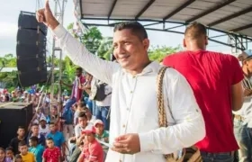 El alcalde de San Zenón, Genor Bolaños.