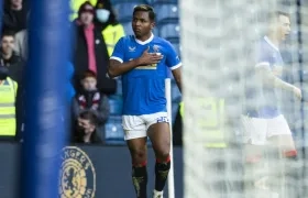 Alfredo Morelos, delantero colombiano. 