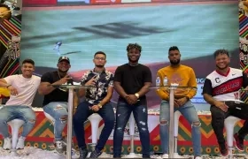 Brayan Buelvas, Andrés Angulo, Jeffry Niño, Dilson Herrera, Sugar Ray Marimón y Harold Ramírez. 