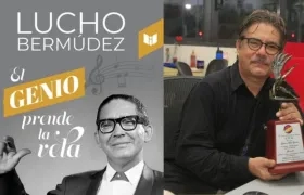 Gustavo Tatis y el galardón.