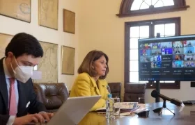 Marta Lucía Ramírez, vicepresidenta y canciller de Colombia.