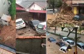 Equipos de búsqueda y rescate siguen trabajando para localizar a víctimas potenciales..