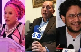 Piedad Córdoba, Luis Mendieta e Iván Cepeda.