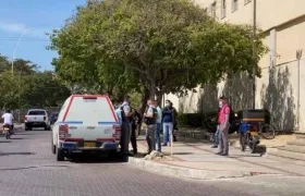 El camión de valores que habrían abierto los delincuentes. 