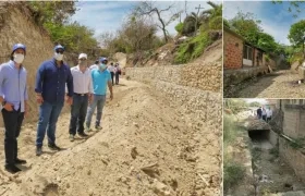 Arroyos canalizados y recuperados por la CRA. 