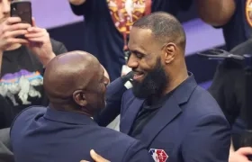 Michael Jordan y LeBron James.