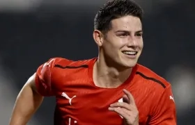 James Rodríguez, jugador colombiano. 