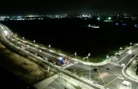 El Gran Malecón del Río, gran atractivo turístico nacional en Barranquilla.