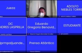 Diego Martínez durante la audiencia de este sábado. 