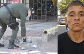 Lugar de los hechos y el imputado Kevin David Monsalvo.