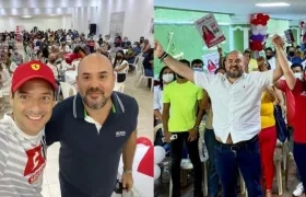 Mauricio Gómez Amín, Mauricio Villafañez y Claudia Pérez.