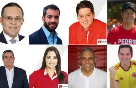 Varios de los senadores oriundos del Atlántico elegidos este domingo.