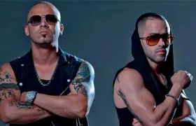 El dúo puertorriqueño Wisin y Yandel.