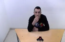 Ricardo Andrés Carvajal Salgar durante la audiencia de sentido de fallo. 