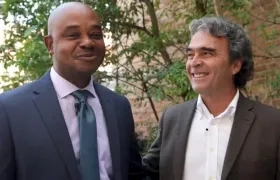 Luis Gilberto Murillo y Sergio Fajardo.