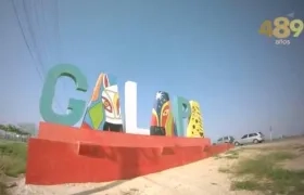 Monumento a la entrada del municipio.