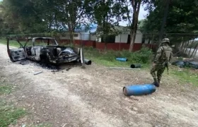 Desde este vehículo, que fue neutralizado, se iba a cometer el atentado.