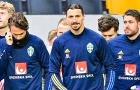 Zlatan Ibrahimovic, delantero sueco. 