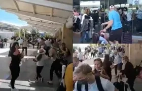 Imágenes del suceso.