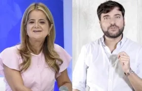 La Gobernadora Elsa Noguera y el Alcalde Jaime Pumarejo.