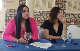 Bianith Bohórquez Pinto, apoderada del Consorcio FTP, explicando los hechos.