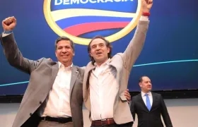 El candidato Fico Gutiérrez con su fórmula Rodrigo Lara Sánchez.