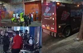 Así quedó la escena en la calle Murillo con carrera 29.