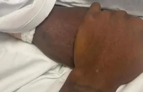 La imagen del hijo de Freddy Rincón