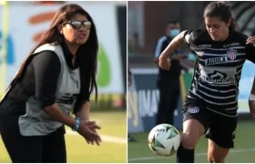 Yinaris García y Estefanía Cartagena. 