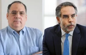 Jorge Segebre, presidente de Fedequinas, y Armando Benedetti.