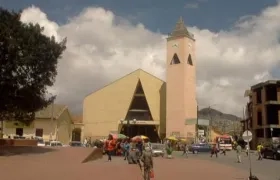 Aspecto central de Soacha.