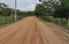 Camino terciario recuperado en Suan.