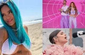 Karol G, Shakira y Sofía Carson.