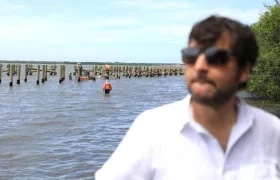 El Alcalde Jaime Pumarejo visitando las obras.