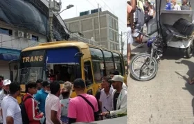 Imágenes del accidente.