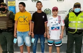 Los tres reclusos recapturados.