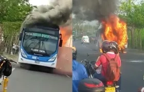 Imágenes del incendio.