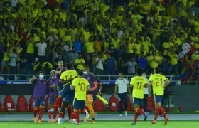 Imagen del partido ante Bolivia.