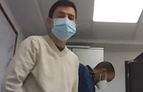 Enrique Vives durante las audiencias virtuales. 