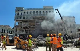 En el momento del siniestro había varios trabajadores del hotel, así como un grupo de directivos reunidos.