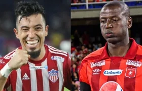 Fernando Uribe y Adrián Ramos. 