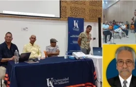 Foro de Sociología se cumple en la sede norte de Uniatlántico, rinde homenaje a docente Hernando Parra.