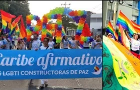 Caribe Afirmativo en una de las marchas.