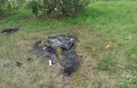 Lugar donde fue hallado el cuerpo de la mujer.