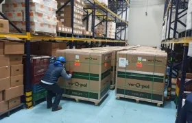 Vacunas de Moderna en las bodegas del Ministerio de Salud.