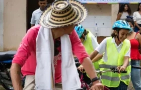 El ciclista australiano Lachlan Morton, del equipo EF Education-Easy Post, en San Pelayo.