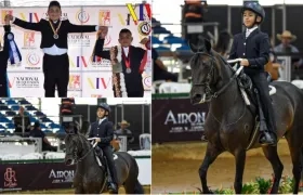 Kevin Jesús Campo Bernal cabalga sobre 'Insignia'. 